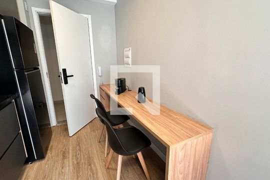 Studio de kitnet/studio para alugar com 1 quarto, 27m² em Santo Amaro, São Paulo