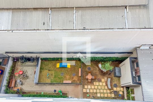 Vista da Sala de apartamento para alugar com 1 quarto, 26m² em Sé, São Paulo