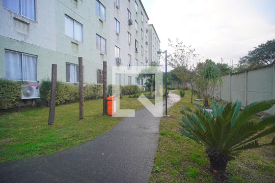 area externa de apartamento à venda com 2 quartos, 43m² em Santos Dumont, São Leopoldo