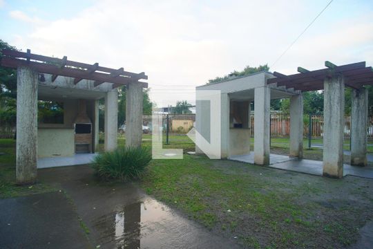 Área comum - Churrasqueira de apartamento à venda com 2 quartos, 43m² em Santos Dumont, São Leopoldo