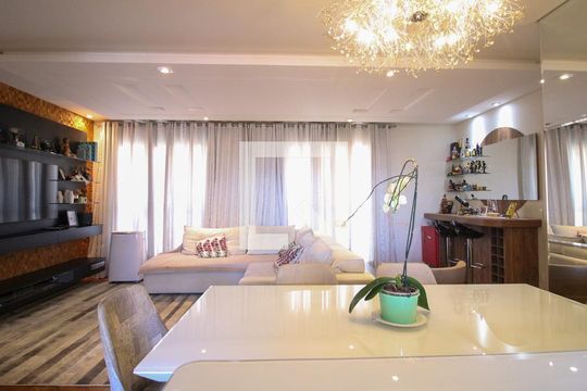 Sala de apartamento para alugar com 3 quartos, 107m² em Jardim Avelino, São Paulo