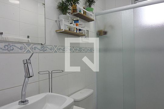 Banheiro Social de apartamento à venda com 3 quartos, 85m² em Centro, São Bernardo do Campo