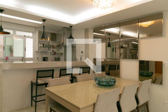 Sala de Jantar de apartamento à venda com 3 quartos, 164m² em Itapoã, Belo Horizonte
