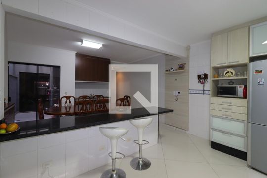 Cozinha de casa à venda com 3 quartos, 190m² em Parque das Nações, Santo André