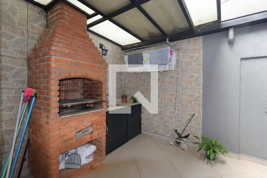 Área Gourmet de casa à venda com 3 quartos, 190m² em Parque das Nações, Santo André