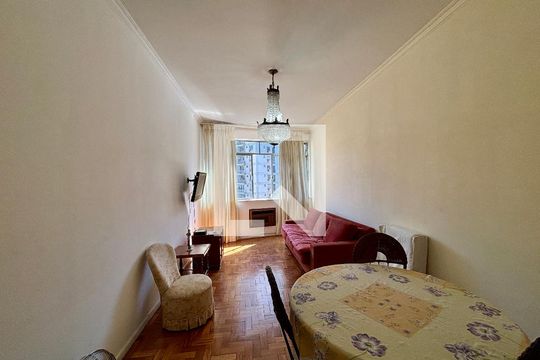 Sala de apartamento à venda com 2 quartos, 87m² em Botafogo, Rio de Janeiro