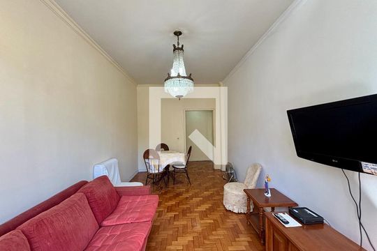 Sala de apartamento à venda com 2 quartos, 87m² em Botafogo, Rio de Janeiro