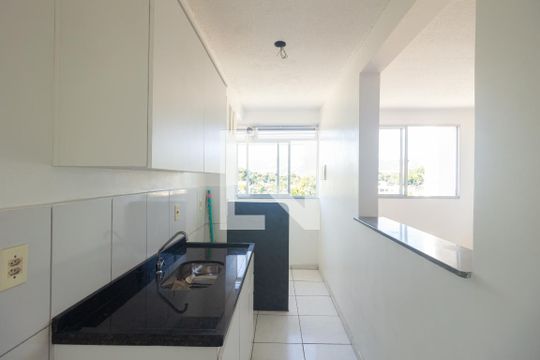 Cozinha de apartamento para alugar com 2 quartos, 40m² em Campo Grande, Rio de Janeiro