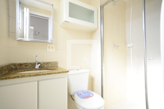 Banheiro de apartamento para alugar com 2 quartos, 48m² em Cambuci, São Paulo