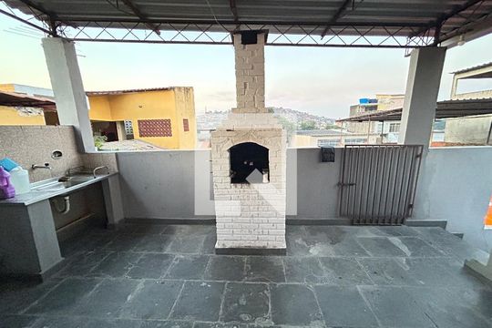 Área de Serviço/churrasqueira de casa à venda com 3 quartos, 300m² em Cachambi, Rio de Janeiro