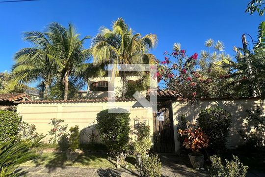 Fachada de casa de condomínio à venda com 4 quartos, 600m² em Recreio dos Bandeirantes, Rio de Janeiro
