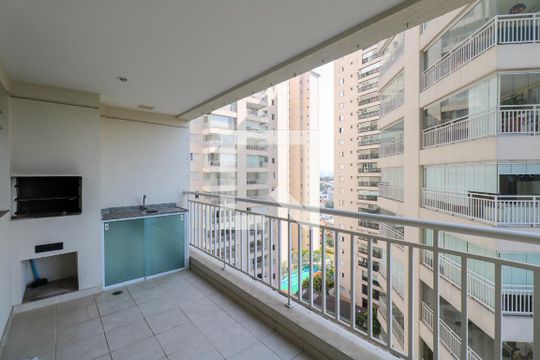 Varanda da Sala de apartamento à venda com 3 quartos, 78m² em Mauá, São Caetano do Sul