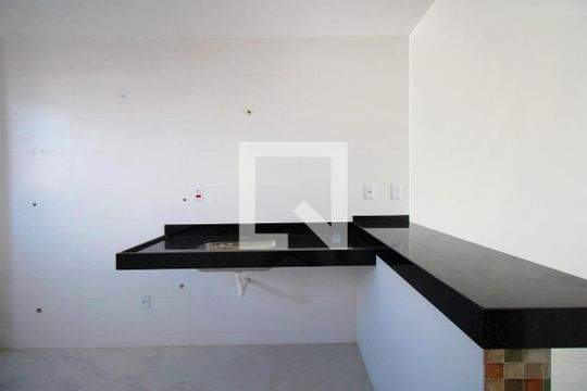 Cozinha de apartamento à venda com 2 quartos, 60m² em Nova Granada, Belo Horizonte