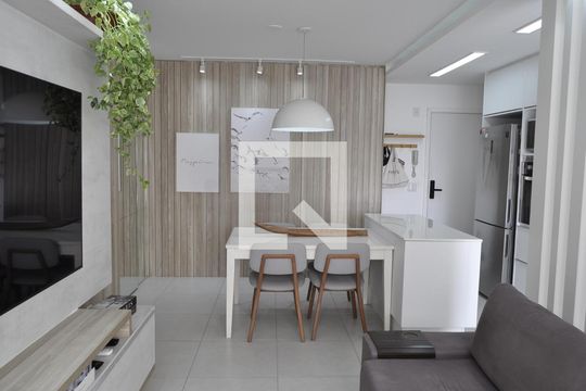 Sala/Cozinha de apartamento à venda com 2 quartos, 62m² em Todos Os Santos, Rio de Janeiro