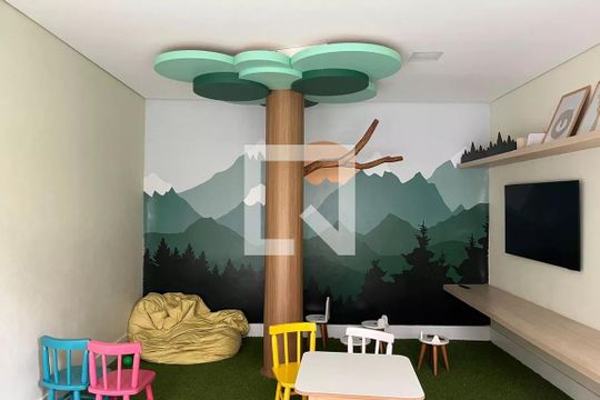 Área comum - Brinquedoteca de apartamento à venda com 2 quartos, 57m² em Lapa de Baixo, São Paulo