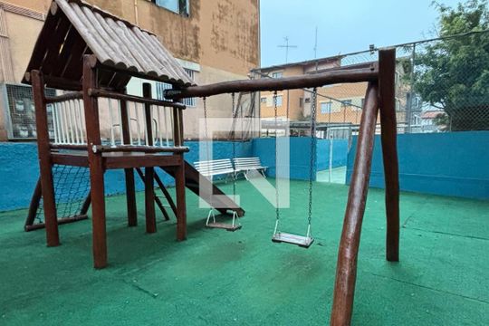 Área comum - Playground de apartamento para alugar com 1 quarto, 47m² em Vila Marchi, São Bernardo do Campo