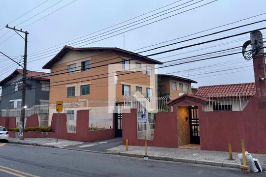 Fachada e portaria de apartamento para alugar com 1 quarto, 47m² em Vila Marchi, São Bernardo do Campo