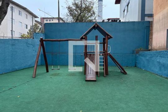 Área comum - Playground de apartamento para alugar com 1 quarto, 47m² em Vila Marchi, São Bernardo do Campo