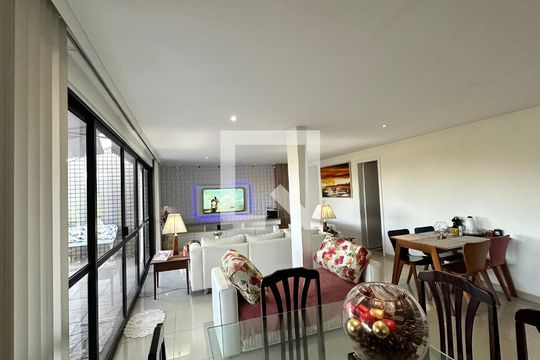 Sala de jantar de apartamento à venda com 5 quartos, 326m² em Recreio dos Bandeirantes, Rio de Janeiro