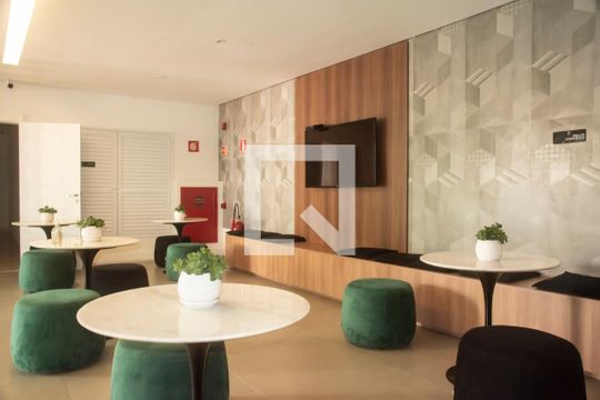 Área comum - Coworking de kitnet/studio para alugar com 1 quarto, 21m² em Vila Clementino, São Paulo