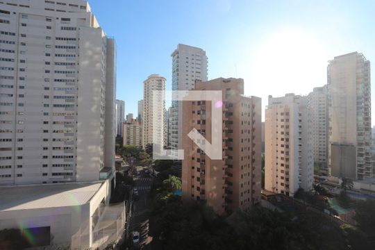 Vista da Varanda de kitnet/studio à venda com 1 quarto, 28m² em Chácara Klabin, São Paulo