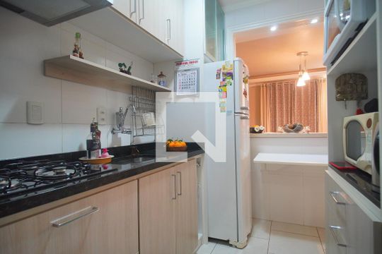 Cozinha de apartamento à venda com 2 quartos, 88m² em São Miguel, São Leopoldo