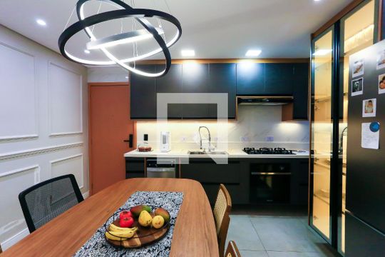 Cozinha de apartamento para alugar com 2 quartos, 112m² em Parque Assuncao, Taboão da Serra