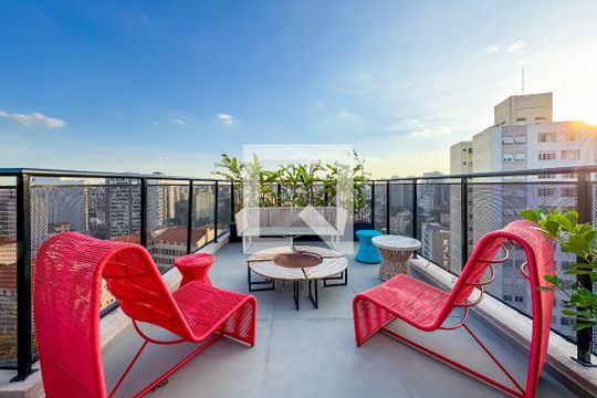Rooftop de kitnet/studio para alugar com 1 quarto, 24m² em Vila Mariana, São Paulo