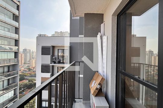 Varanda de apartamento para alugar com 1 quarto, 26m² em Vila Olímpia, São Paulo