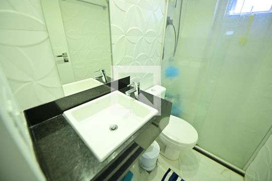 Banheiro da Suíte de apartamento para alugar com 3 quartos, 100m² em Setor Bueno, Goiânia