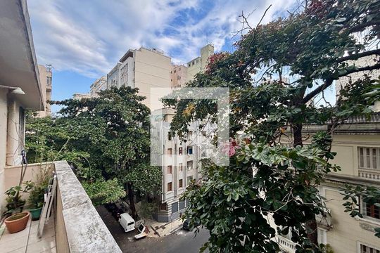 Suíte 1 - varanda e vista de apartamento à venda com 3 quartos, 170m² em Copacabana, Rio de Janeiro