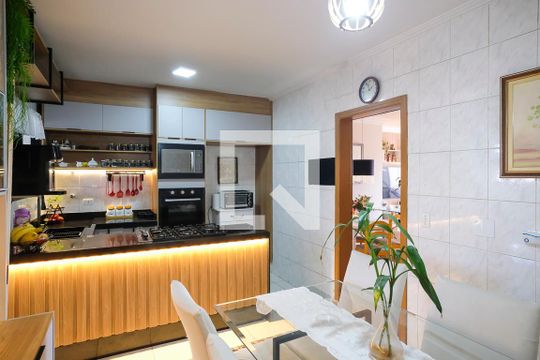 Cozinha de apartamento à venda com 3 quartos, 137m² em Vila Caminho do Mar, São Bernardo do Campo