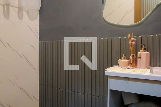 Lavabo de apartamento à venda com 3 quartos, 137m² em Vila Caminho do Mar, São Bernardo do Campo