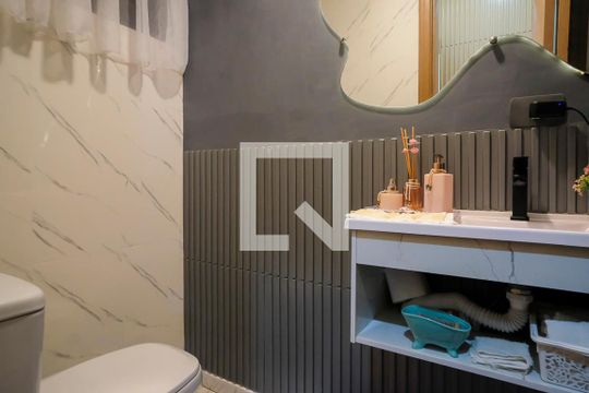 Lavabo de apartamento à venda com 3 quartos, 137m² em Vila Caminho do Mar, São Bernardo do Campo