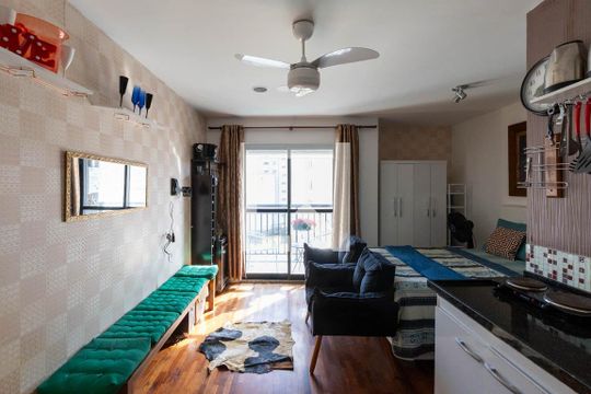 Studio de kitnet/studio para alugar com 1 quarto, 36m² em Campos Elíseos, São Paulo