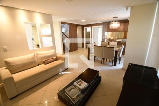 Sala de casa de condomínio à venda com 3 quartos, 200m² em Parque Taquaral, Campinas