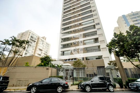 Fachada de apartamento para alugar com 2 quartos, 69m² em Chácara Seis de Outubro, São Paulo