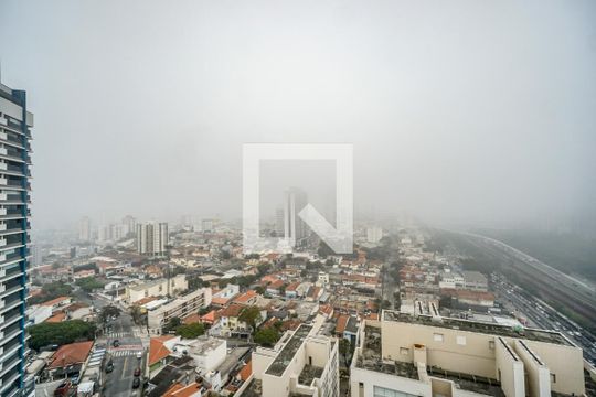 Vista da varanda de apartamento para alugar com 2 quartos, 69m² em Chácara Seis de Outubro, São Paulo