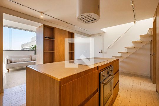 Sala/Cozinha de apartamento à venda com 1 quarto, 170m² em Pinheiros, São Paulo