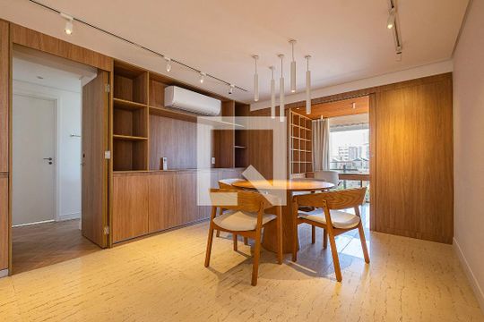 Sala/Cozinha de apartamento à venda com 1 quarto, 170m² em Pinheiros, São Paulo
