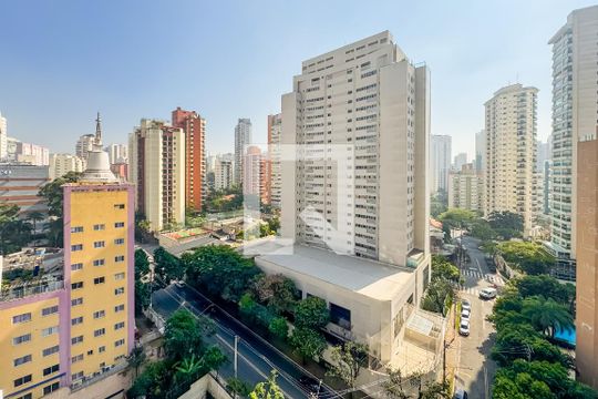 Vista da Varanda de kitnet/studio à venda com 1 quarto, 29m² em Vila Mariana, São Paulo