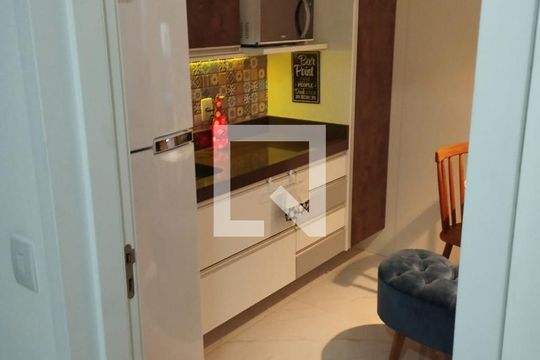 Cozinha de apartamento à venda com 1 quarto, 38m² em Vila Angelina, São Bernardo do Campo
