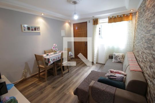 Sala de apartamento à venda com 2 quartos, 52m² em Padroeira, Osasco