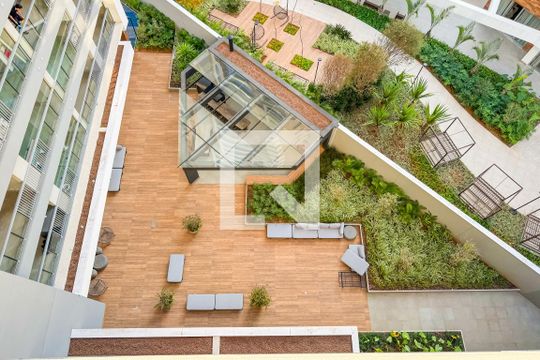 Vista da Sala de apartamento para alugar com 1 quarto, 40m² em Vila Mariana, São Paulo