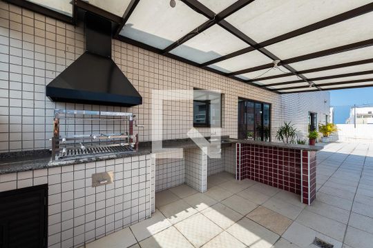 Área comum de apartamento para alugar com 2 quartos, 78m² em José Menino, Santos