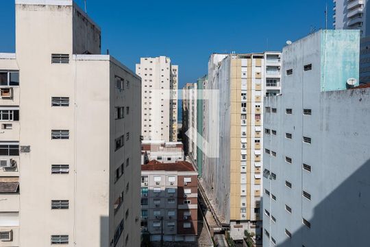 Vista Quarto de apartamento para alugar com 2 quartos, 78m² em José Menino, Santos
