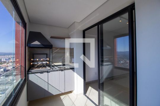Varanda gourmet de apartamento para alugar com 1 quarto, 47m² em Parque Campolim, Sorocaba