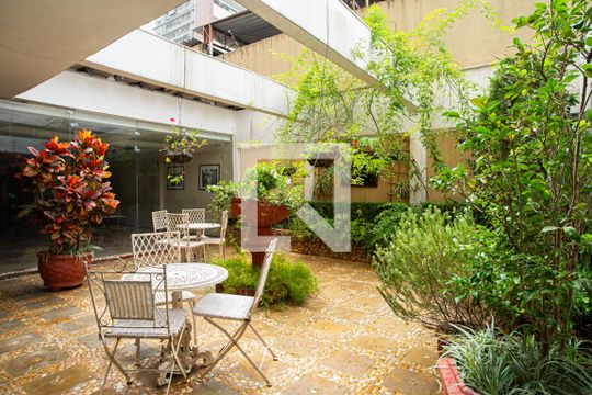 Área comum - Jardim de apartamento à venda com 1 quarto, 36m² em Consolação, São Paulo