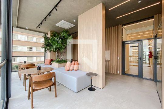 Área comum - Coworking de kitnet/studio à venda com 1 quarto, 24m² em Jardim Paulista, São Paulo