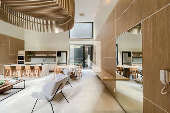 Área comum - Salão de festas de kitnet/studio à venda com 1 quarto, 24m² em Jardim Paulista, São Paulo